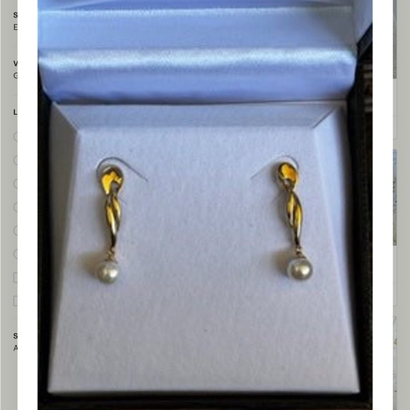 Jewelry - 14k Gold Earring with Pearl